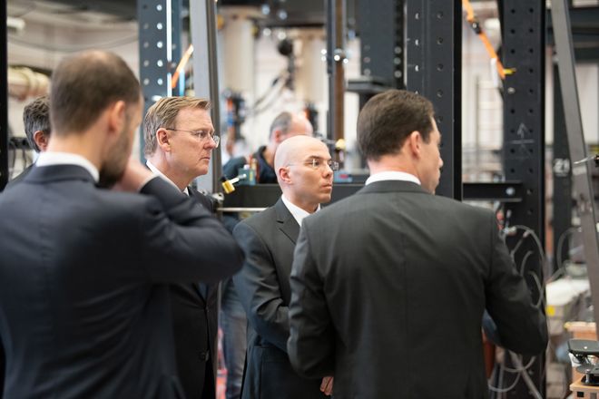 Foto Besuch Ministerpräsident Bodo Ramelow zur Preiswürdigung »Ausgezeichneter Ort 2019«