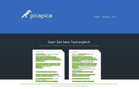 Die Plagiatssoftware Picapica präsentiert sich zur CeBIT am Gemeinschaftsstand »Forschung für die Zukunft«.
Die Plagiatssoftware Picapica präsentiert sich zur CeBIT am Gemeinschaftsstand »Forschung für die Zukunft«.