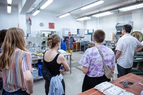 At Weimar's »Tag der Ingenieurwissenschaften (Engineering Day)«, visitors can explore labs, learn about research projects taking place in Thuringia, and find out how knowledge is transferred to industry. Bauhaus-Universität Weimar, photo: Thomas Müller At Weimar's »Tag der Ingenieurwissenschaften (Engineering Day)«, visitors can explore labs, learn about research projects taking place in Thuringia, and find out how knowledge is transferred to industry. Bauhaus-Universität Weimar, photo: Thomas Müller