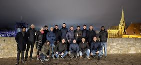 Teams von MSK und VTE auf der Zitadelle in Erfurt