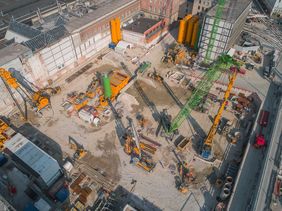 Seit mehr als 60 Jahren ist BAUER auf alles spezialisiert, was unter der Erde stattfindet. Im Rahmen eines Gastvortrages geben Dipl.-Ing. Christian Tscharnke und Dipl.-Ing. Sebastian Ostermaier ihre Expertise weiter. Foto: BAUER Spezialtiefbau GmbH