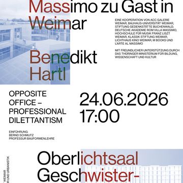 Veranstaltungsplakat (Copyright: Professur Entwerfen und Wohnungsbau)