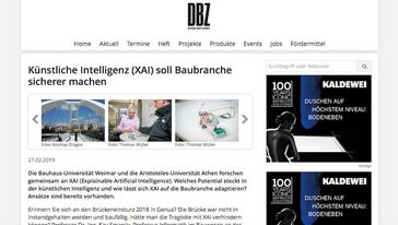 Screenshot der Seite