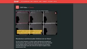 Screenshot der Website 