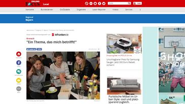 Screenshot der Seite