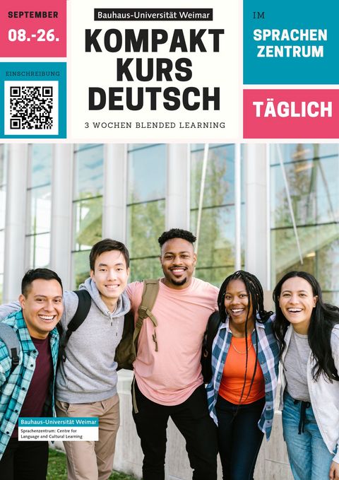 Druckbuchstaben Konzert Poster - 1 Kursdaten: 8.-26.9.2025; Anmeldung ab 28.8. 2025