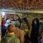 Foto von der Veranstaltung Lange Nacht der Wissenschaften Weimar 2019. Führung in Parkhöhle.