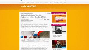 Screenshot der Webseite 