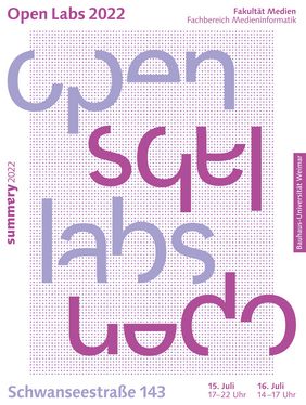 Poster der OPEN LAB NIGHT Poster der Open Lab Night