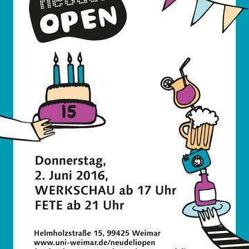 Plakat des »neudeli Open«