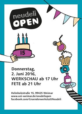 Plakat des »neudeli Open«