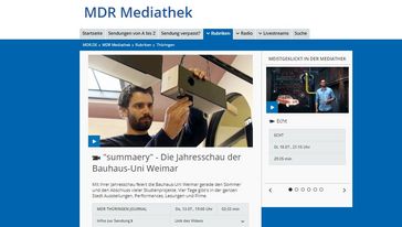 Screenshot der Seite