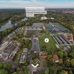 Blick auf das Klärwerk Leipzig Rosental