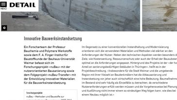 Screenshot der Seite