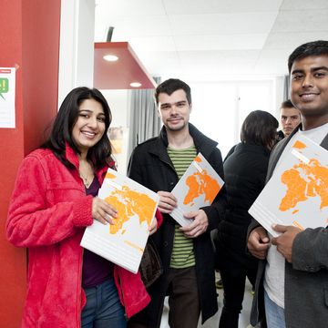 Internationale Studierende bei der Welcome Week. Foto: Hamish Appleby