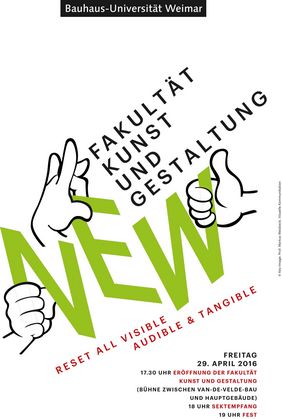 Plakat zum Eröffnungsfest