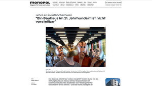 Screenshot der Website