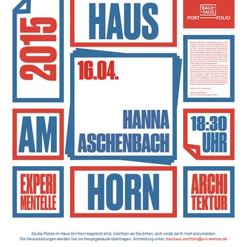 Plakat des Auftaktgesprächs