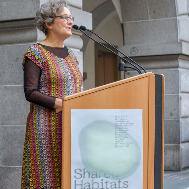 Eröffnungsrede Prof. Ursula Damm. Foto: Silke kleine Kalvelage