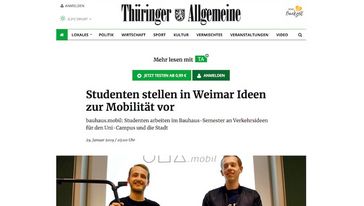 Screenshot der Seite