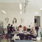 Siebdruckwerkstatt der Fakultät Gestaltung (Bauhaus-Universität, Nathalie Mohadjer)