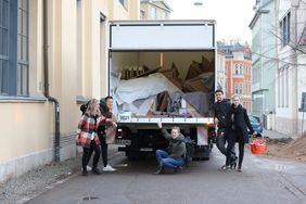 Das Projektteam ist startbereit. Derzeit wird in Leipzig aufgebaut. Foto: Tanja Spät