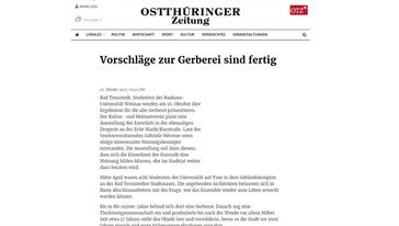 Screenshot der Seite