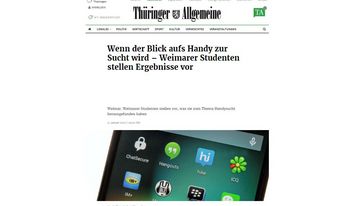 Screenshot der Seite