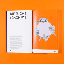 Inside view of the publication "Man störe mir meine Kreise nicht" (Do not disturb my circles)