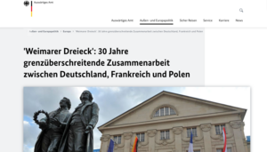 Symbolbild Goethe und Schiller-Denkmal auf dem Theaterplatz 