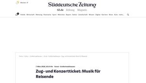 Screenshot der Website