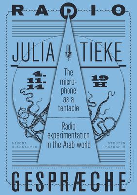 Julia Tieke ist am 4. November 2014 zu Gast bei den Radiogesprächen des Experimentellen Radios der Bauhaus-Universität Weimar.