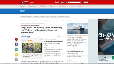 Screenshot der Seite