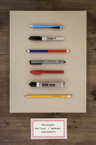 Christine Hill, Preferred Writing + Drawing Implements, 2018, Foto: Verena Nagl