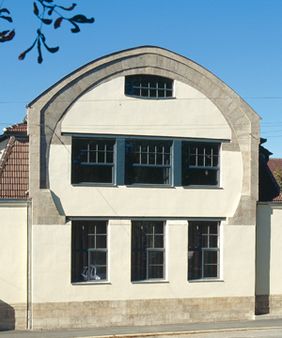 Foto: Jonas Tegtmeyer Giebelseite des van-de-Velde-Baus; Foto: Jonas Tegtmeyer
