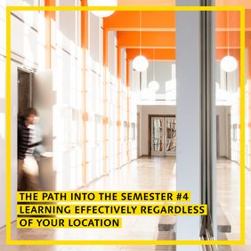 The lecture hall building of the Faculty of Civil Engineering is not very busy at the moment, but online the faculty is well prepared for the start of studies on 4 May. Photo: Moritz Wehrmann The empty lecture hall building