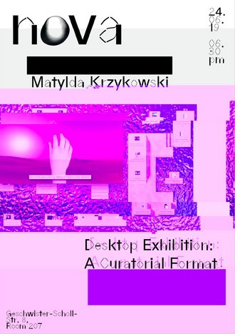 Poster for the event »Desktop Exhibition«