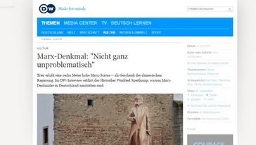 Screenshot der Seite