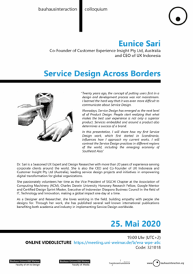 Plakat zur Veranstaltung / Poster of the event