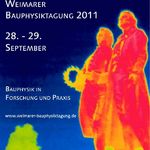 Plakat zur Weimarer Bauphysiktagung (Bauhaus-Universität Weimar, Professur Bauphysik)