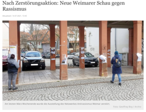 Screenshot Website Thüringer Allgemeine