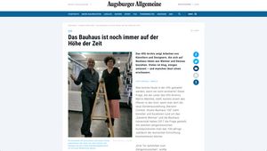 Screenshot der Website