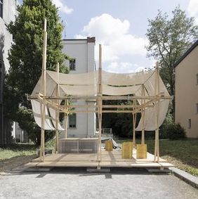 Foto: Jannis Uffrecht Der Pavillon auf dem Unicampus (Foto: Jannis Uffrecht)