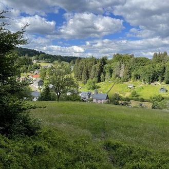 Das Dorf Vesser im Thüringer Wald. Foto: Melanie Kleinod/ Naturstiftung David