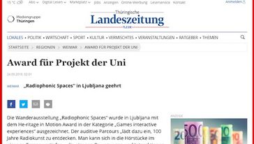 Screenshot der Seite
