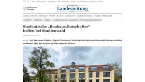 Screenshot der Website 