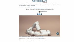 Screenshot der Website 