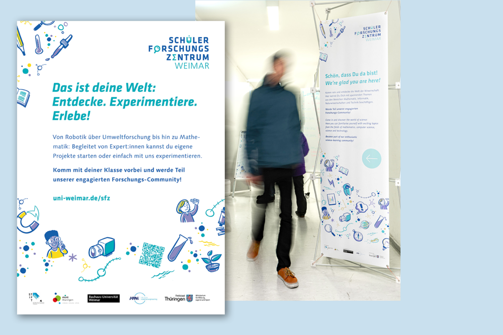 Druckmedien für das Schülerforschungszentrum
