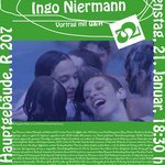 Plakat IRRE@bauhaus mit Ingo Niermann