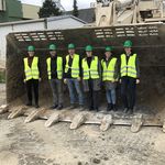 Besuch im Zementwerk der Firma HeidelbergerCement in Burglengenfeld. (Foto: FIB)